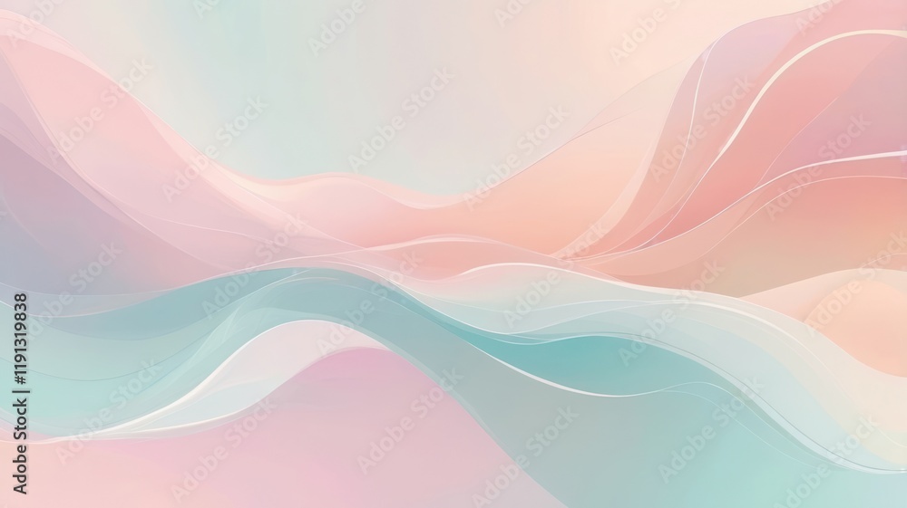 Abstract colorful wave design with flowing patterns and ocean-inspired textures Abstract colorful wave design with flowing patterns and ocean-inspired textures
