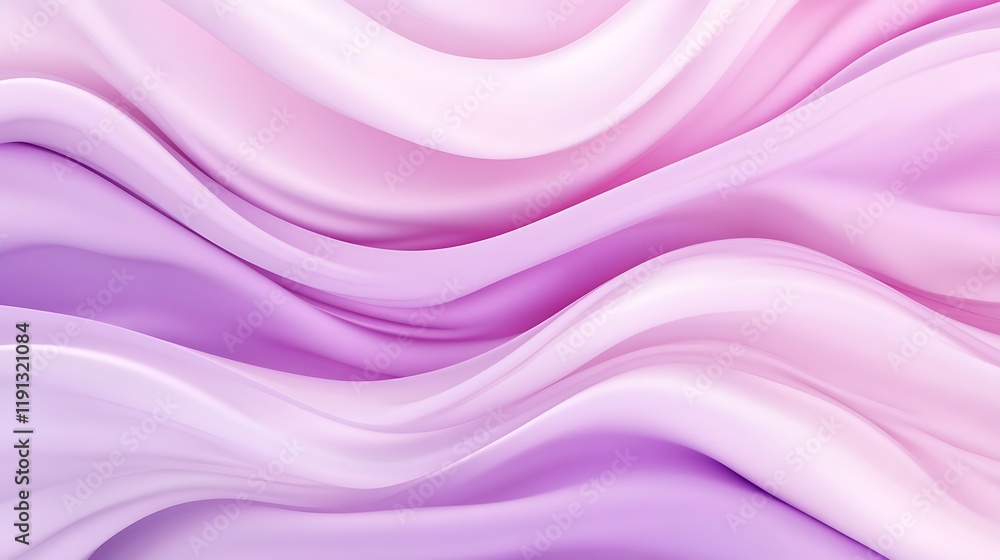 Fototapeta premium soft purple fabric in flowing abstract design