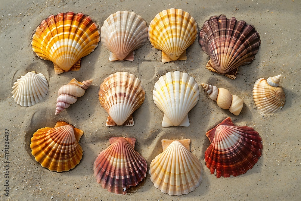seashells on the beach seashells on the beach