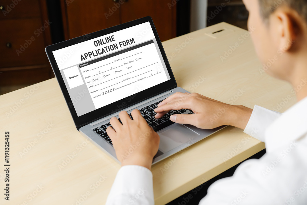 Online application form for modish registration on the internet website Online application form for modish registration on the internet website