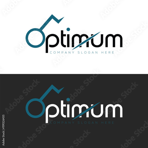 Company optimum logo design template