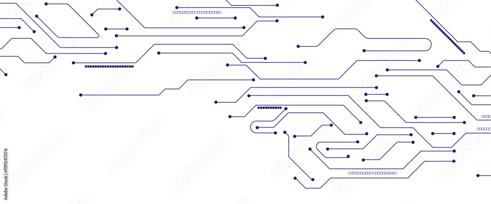 Vector abstract technology on blue background. Abstract futuristic circuit board Illustration, Circuit board with various technology elements. Vector abstract technology on blue background. Abstract futuristic circuit board Illustration, Circuit board with various technology elements.