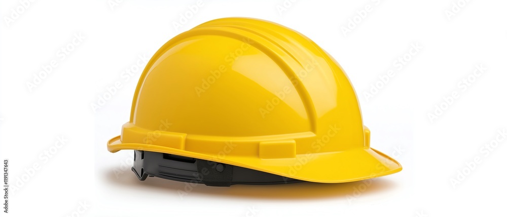 This image features a bright yellow construction helmet, symbolizing safety and protection in various industrial environments. Ideal for construction and safety-related projects. This image features a bright yellow construction helmet, symbolizing safety and protection in various industrial environments. Ideal for construction and safety-related projects.