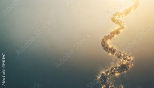 Aerial view of a winding river at sunset, reflecting golden light.  Use website background, travel brochure