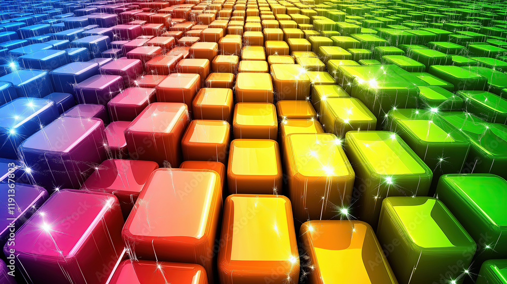 Fototapeta premium abstract background of cubes