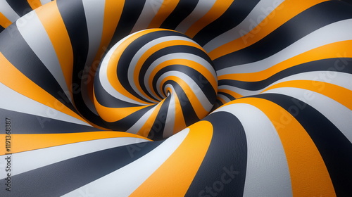 Wallpaper Mural Pattern of golden spirals bright and contrasting c_010 Torontodigital.ca