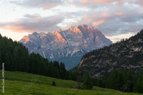 Epic Sunset in the Italian Alps