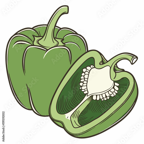 green capsicum