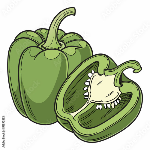 green capsicum