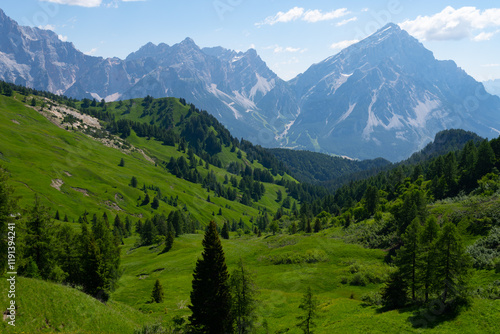 green mountain landscape