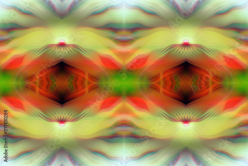 Kaleidoscope Abstract Art with Vivid Colorful Swirl Patterns Digital Painting Creative Multicolor Design for Backgrounds Wallpapers and Art Decor