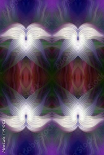 Kaleidoscope Abstract Art with Vivid Colorful Swirl Patterns Digital Painting Creative Multicolor Design for Backgrounds Wallpapers and Art Decor