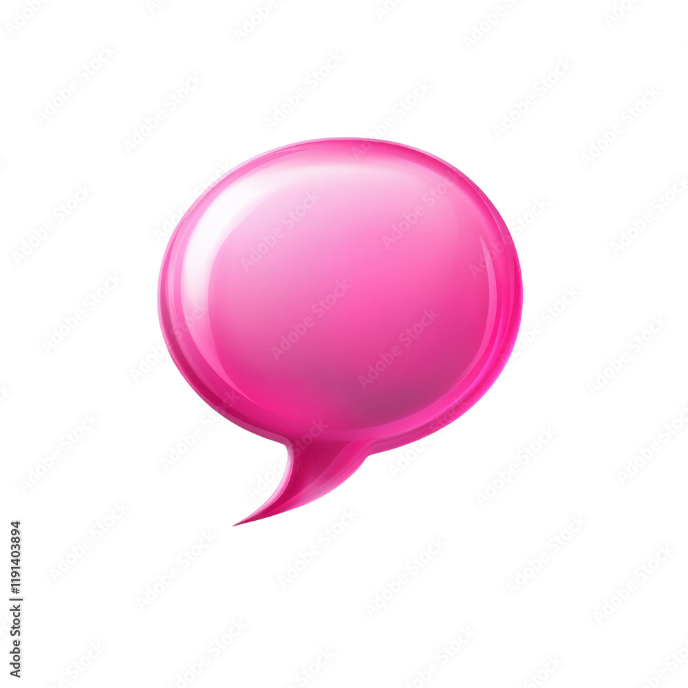 3D gradient pink speech bubble icon with a glossy finish. This eye-catching illustration is suitable for messaging, chat, and social media-related designs. Isolated on transparent background, png. 3D gradient pink speech bubble icon with a glossy finish. This eye-catching illustration is suitable for messaging, chat, and social media-related designs. Isolated on transparent background, png.