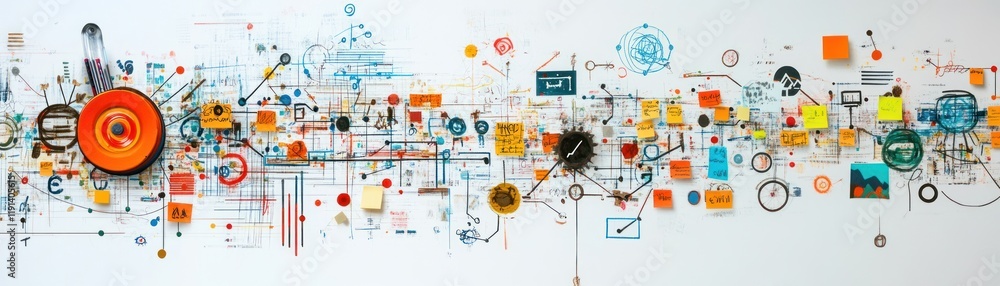 Obraz premium Innovative Data Visualization Techniques for Complex Network Analysis in Presentations