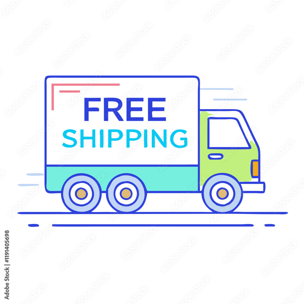 free shipping truck vector icon, free shipping truck vector illustration - simple illustration of free shipping truck, perfect for logos and iconsfree shipping truck free shipping truck vector icon, free shipping truck vector illustration - simple illustration of free shipping truck, perfect for logos and iconsfree shipping truck