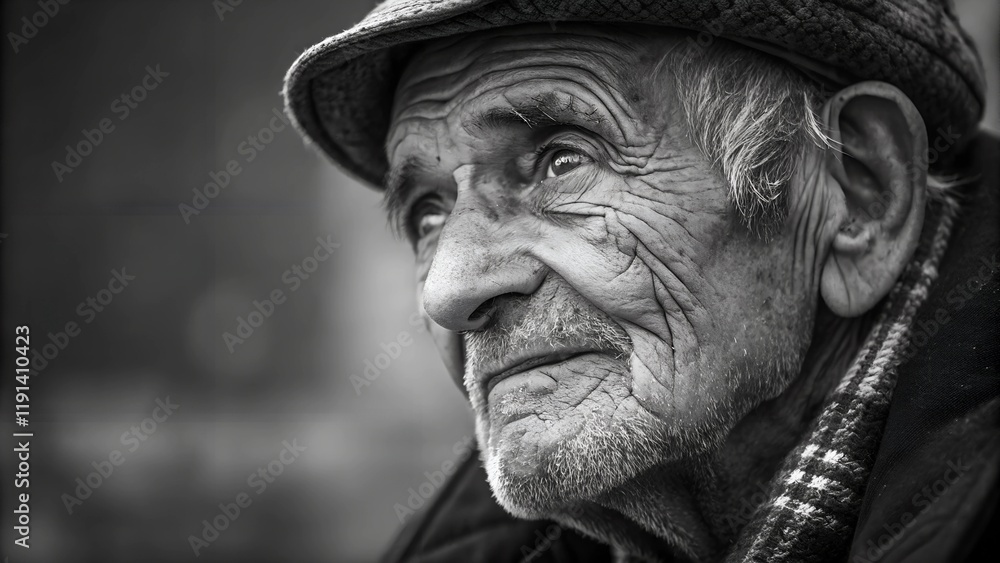 portrait of a old man, face close-up, super detailed, alternating light and dark lights portrait of a old man, face close-up, super detailed, alternating light and dark lights