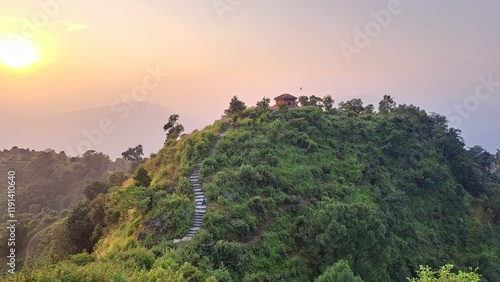Tempel bei Gorkha, Nepal