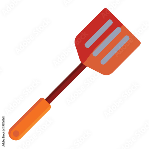 kitchen spatula isolated on white