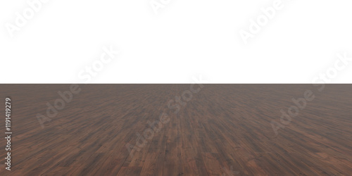 wood floor on isolated empty background	

