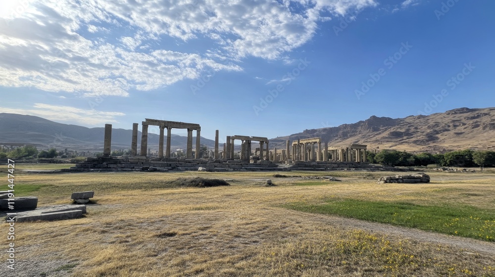 Ancient Ruins of a Majestic Temple in Iran Ancient Ruins of a Majestic Temple in Iran