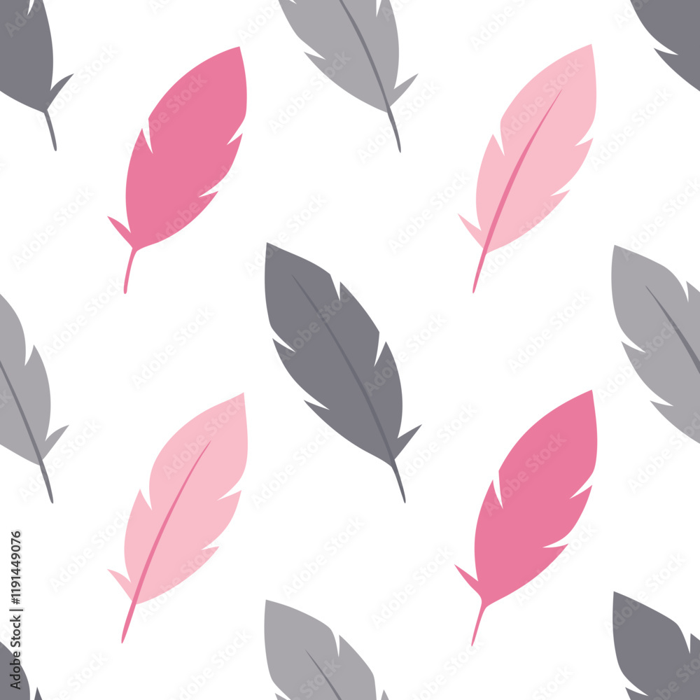 seamless pattern with feathers seamless pattern with feathers
