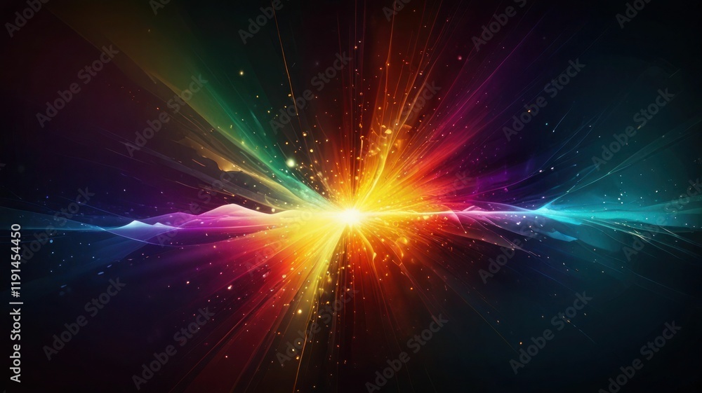 Fototapeta premium light effect