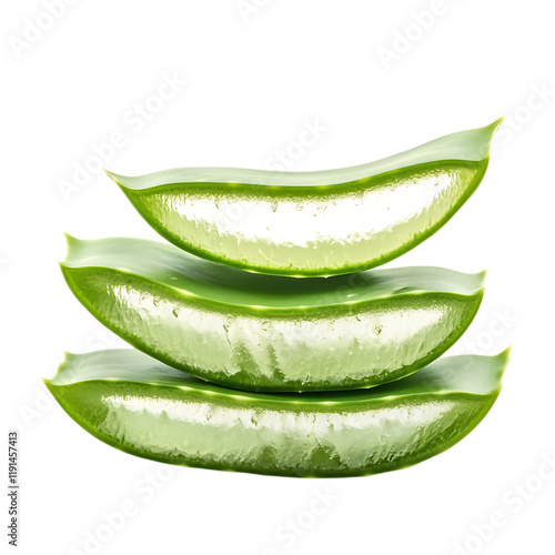 Fresh Aloe Vera Leaves Slices Stacked Natural Green Plant Spa Gel Leaf Juice Image Macro Black      
