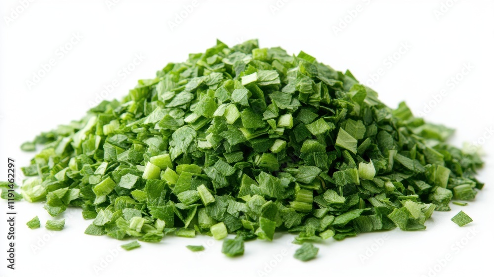 Freshly Chopped Green Herbs for Culinary Use and Decoration Freshly Chopped Green Herbs for Culinary Use and Decoration
