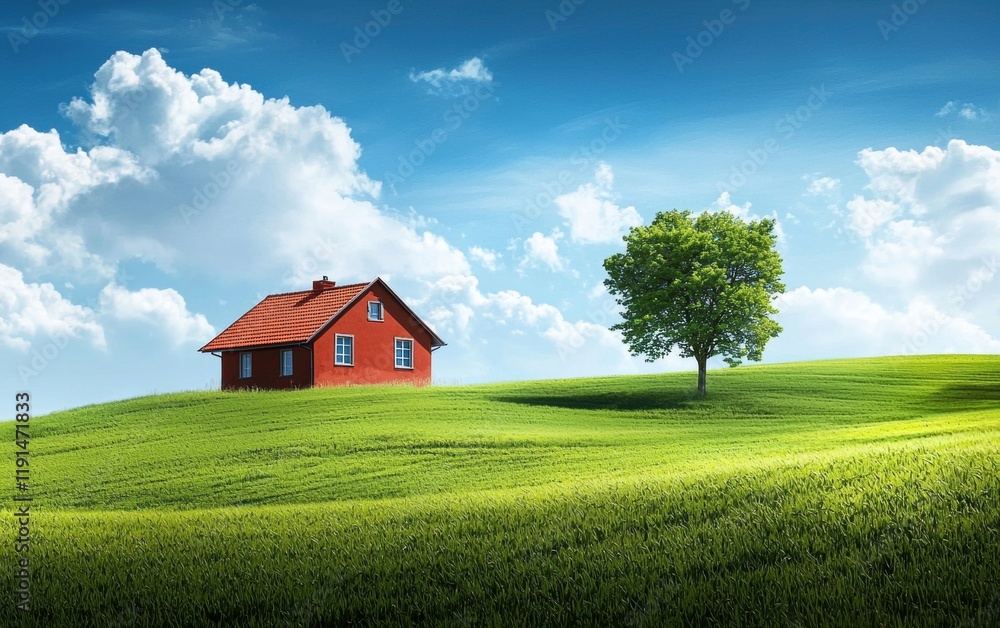 Obraz premium house background