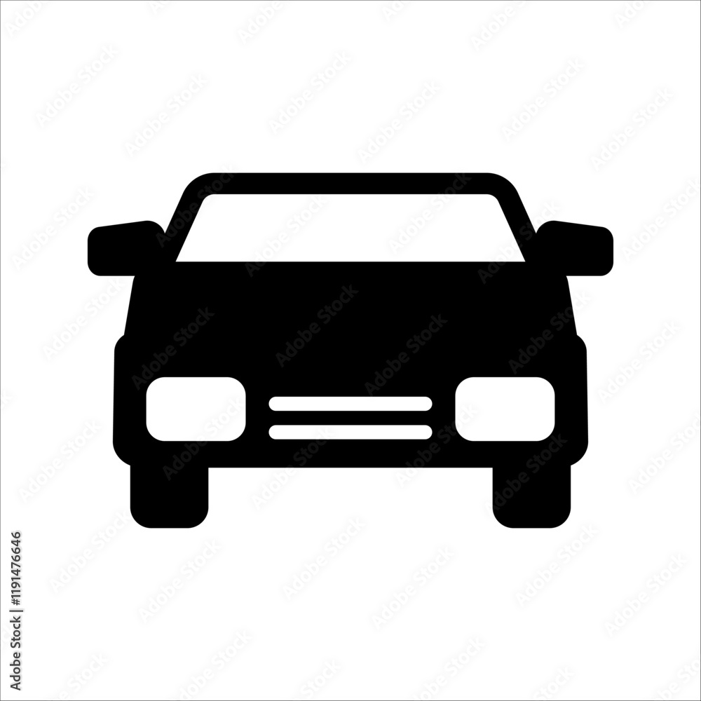 Car icon set. car vector icon. isolating on white background Car icon set. car vector icon. isolating on white background