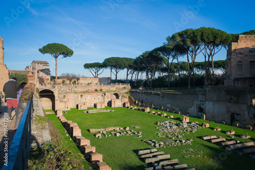 Canvas Print View of the Roman Forum, Palatine Hill