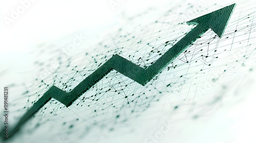 Business Growth and Financial Success Through Upward Trends and Data Analytics