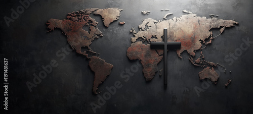 cross on the background of the cross