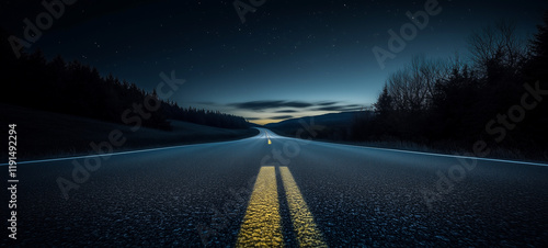 road in the desert .