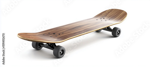 skate board on white background