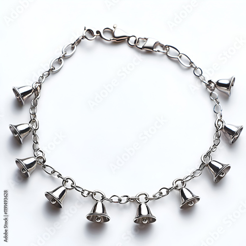 Wallpaper Mural Handmade Silver Bells Bracelet Stylish Accessory for Everyday Wear Torontodigital.ca