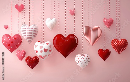 Saint Valentines Day festive background