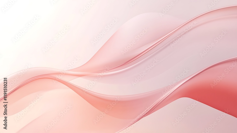Abstract Pink Wave Flowing Design Abstract Pink Wave Flowing Design