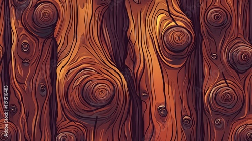 The bark of an old tree