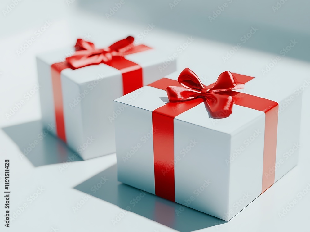 Fototapeta premium gift box with ribbon