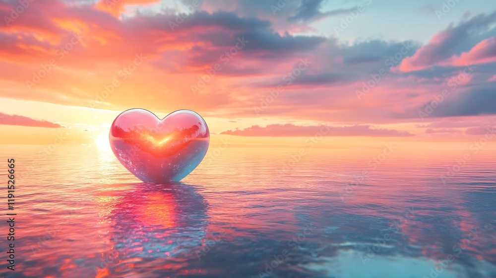 Fototapeta premium heart in the sky