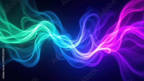 Vibrant abstract background with dynamic light effects.