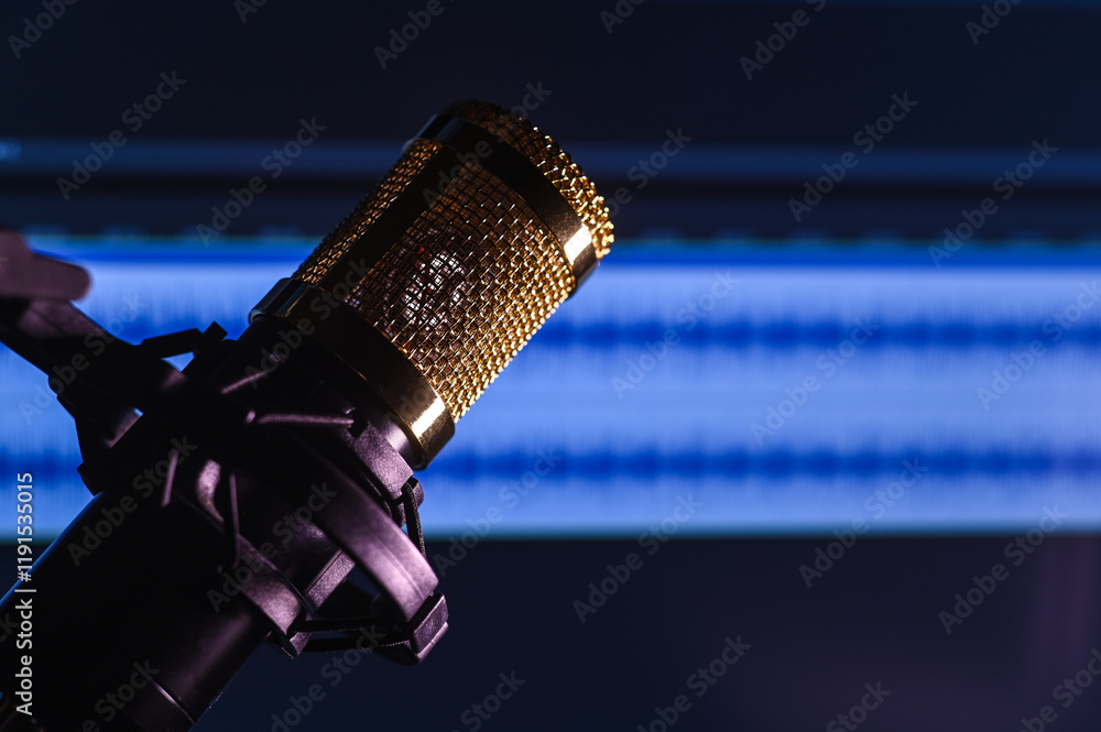 studio dynamic microphone for recording vocals and podcasts