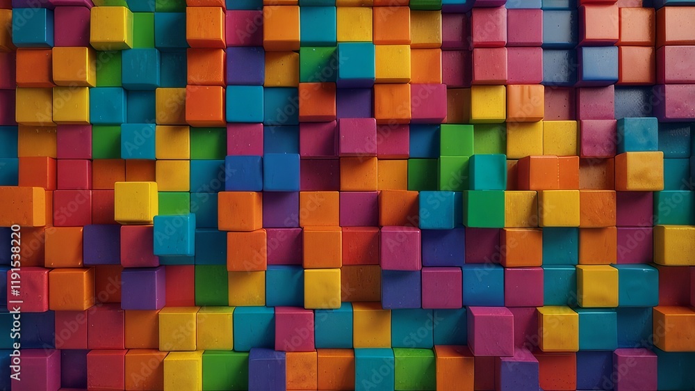 abstract colorful background with cubes abstract colorful background with cubes
