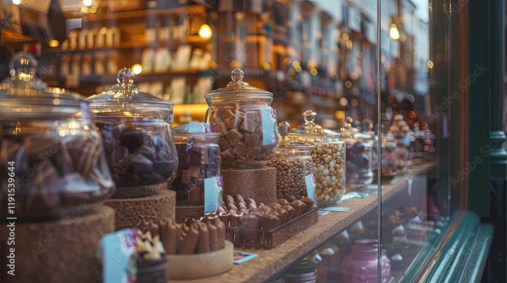 Eco-friendly Valentine’s Confectionery Display in a Notting Hill Sweet Shop Captures Urban Sophistication Eco-friendly Valentine’s Confectionery Display in a Notting Hill Sweet Shop Captures Urban Sophistication