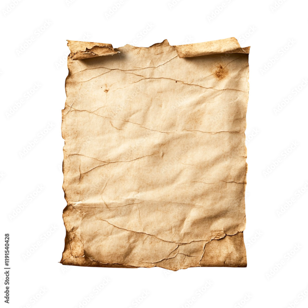 Fototapeta premium Vintage Cracked Old Paper