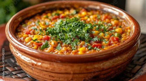 Flavorful bowls of shrimp, rice, and savory meat dishes presented on a neutra...