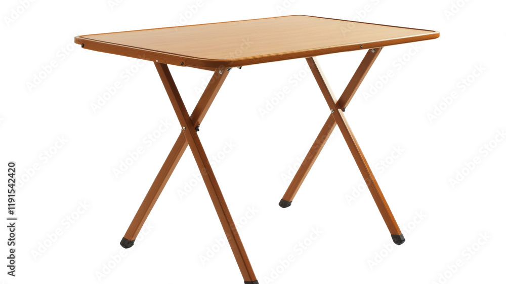 Folding table, isolated on transparent background Folding table, isolated on transparent background