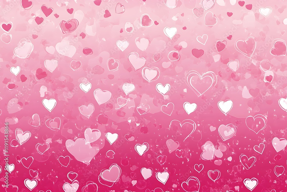 pink background with hearts pink background with hearts