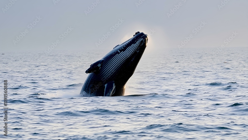 Obraz premium whale in the water